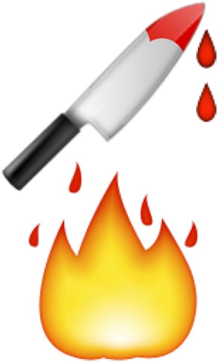 “kill People And Still Want To Start Fire” - Transparent Fire Emoji (800x800), Png Download