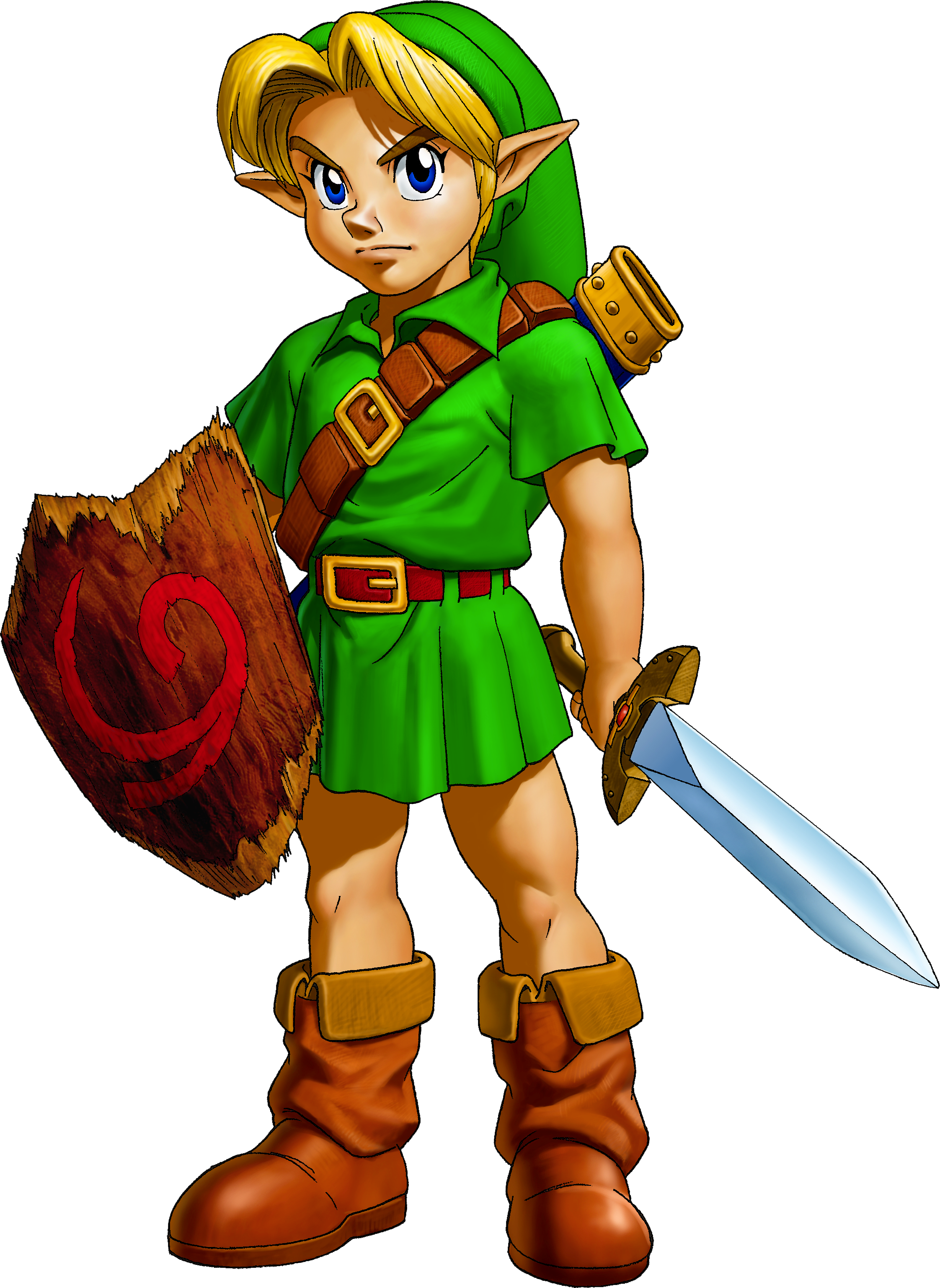 Young Boys Also Wore Tunics - Link Ocarina Of Time (2244x3075), Png Download