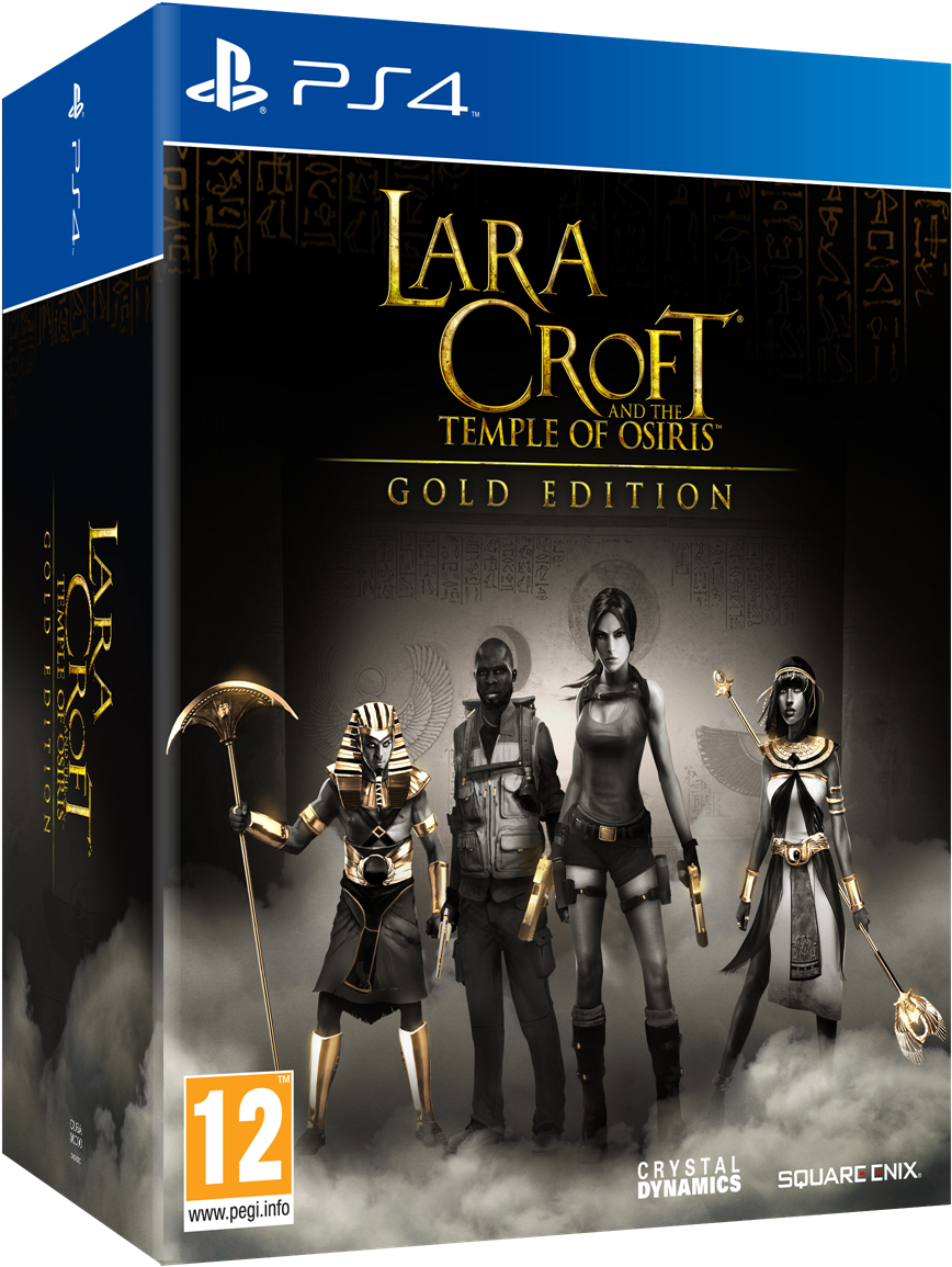 Lara Croft Osiris Boxart - Lara Croft And The Temple Of Osiris Gold Edition Ps4 (1184x1331), Png Download