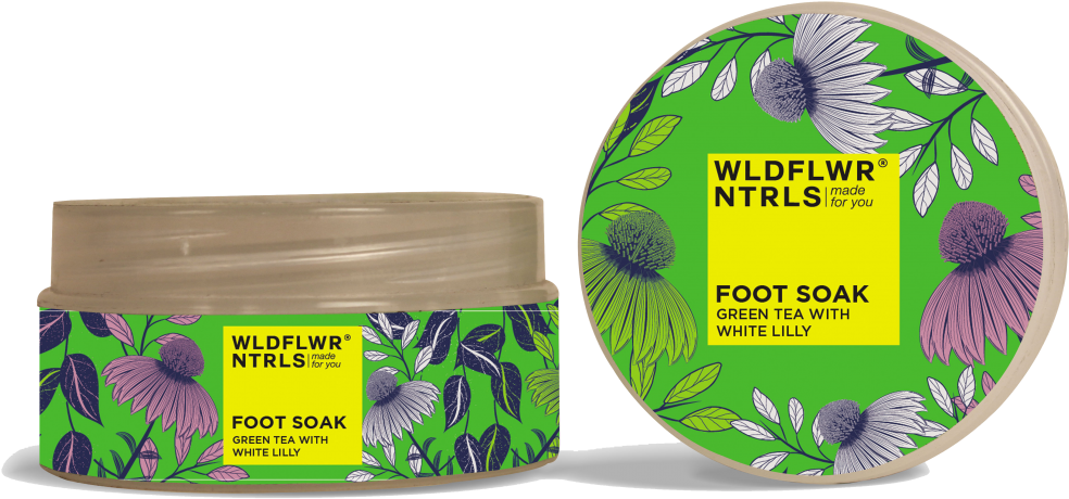 Foot Soak With Green Tea And White Lily - Foot (1200x1200), Png Download