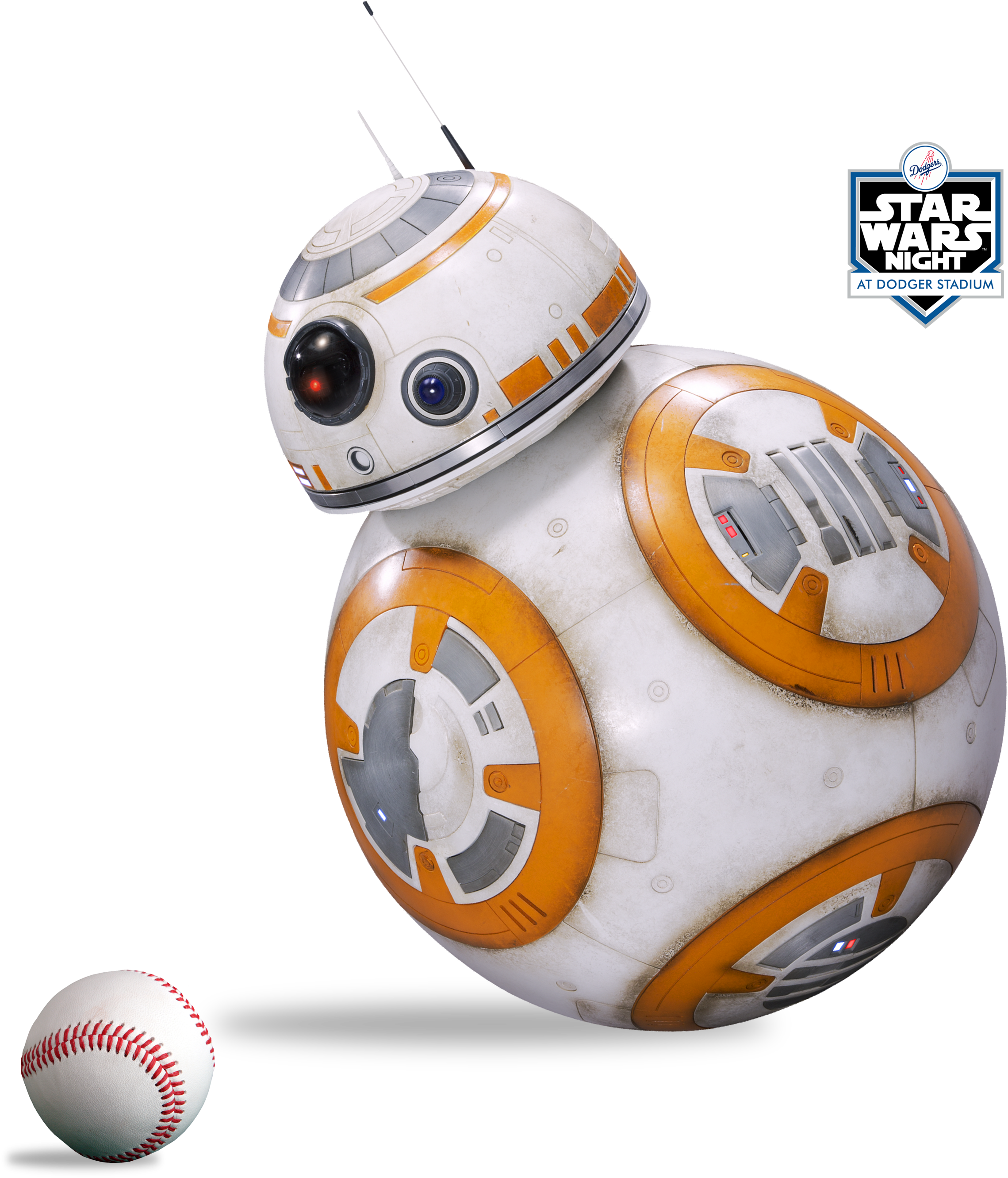Wars Night 2017 At The La Dodgers - Star Wars Porgs Transparent (2568x2945), Png Download