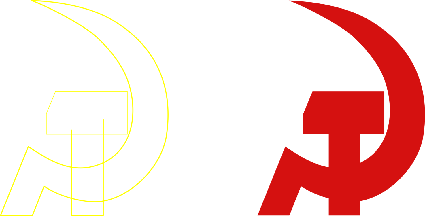 Flag Of The Soviet Union Hammer And Sickle - Hd Hammer And Sickle (1475x750), Png Download