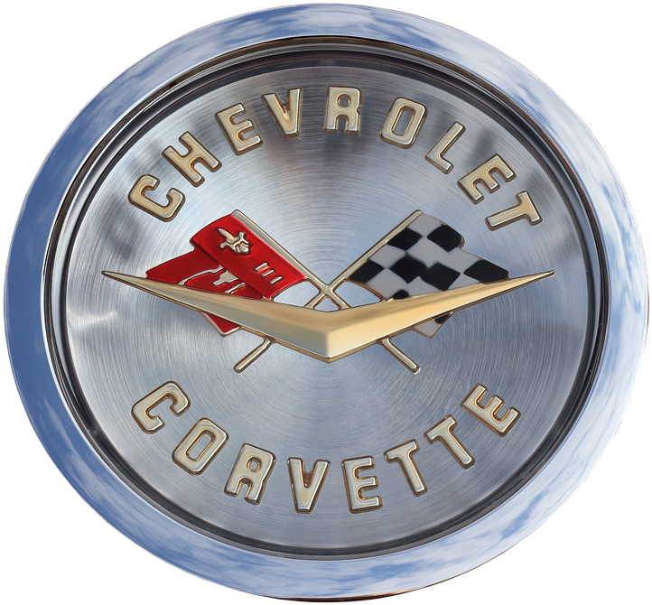 Emblem, Chevrolet, Corvette, Png, Isolated - Chevrolet Corvette (787x720), Png Download