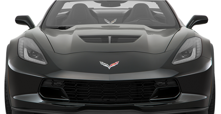 Low/wide Front - Corvette Front Png (800x400), Png Download