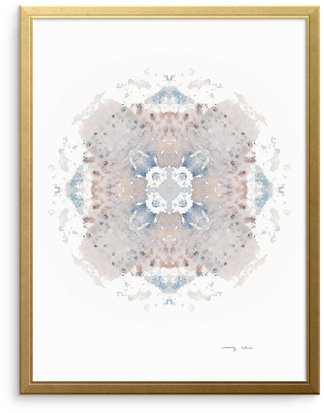 A Vertical/portrait Gold Frame Contains An Art Print - Circle (799x800), Png Download