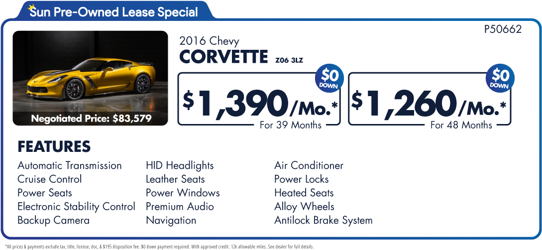 2016 Chevy Corvette Pre-owned Lease Special - Poster: Chevrolet: Corvette- Z06 In New York, 61x91cm. (1100x509), Png Download