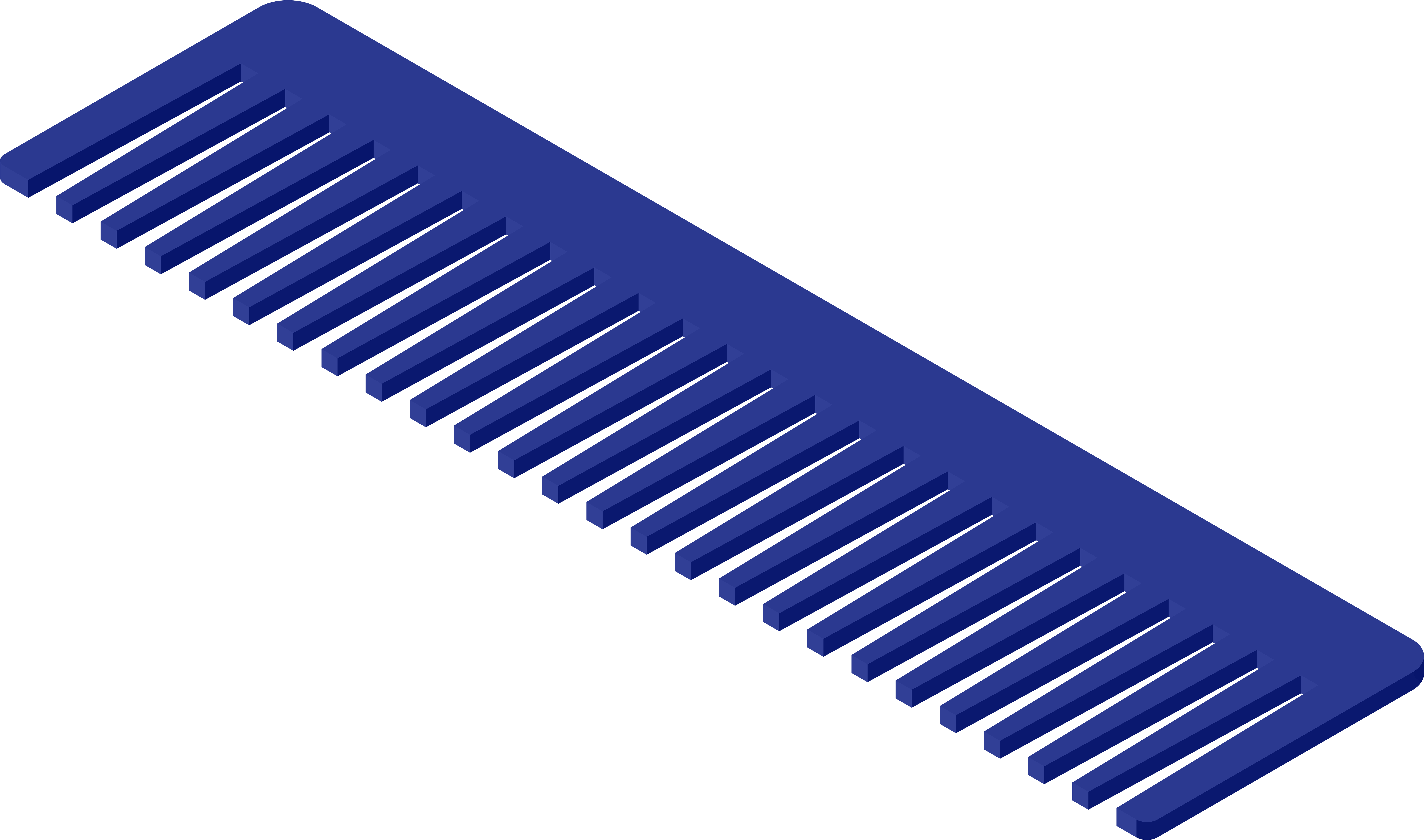 View Full Size - Free Clip Art Comb (8000x4719), Png Download