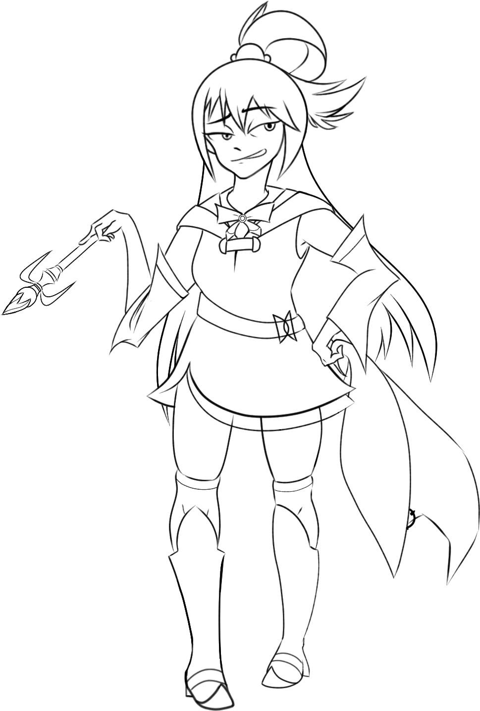 Transparent Library Saitama Drawing Pen - Line Art (1300x1650), Png Download