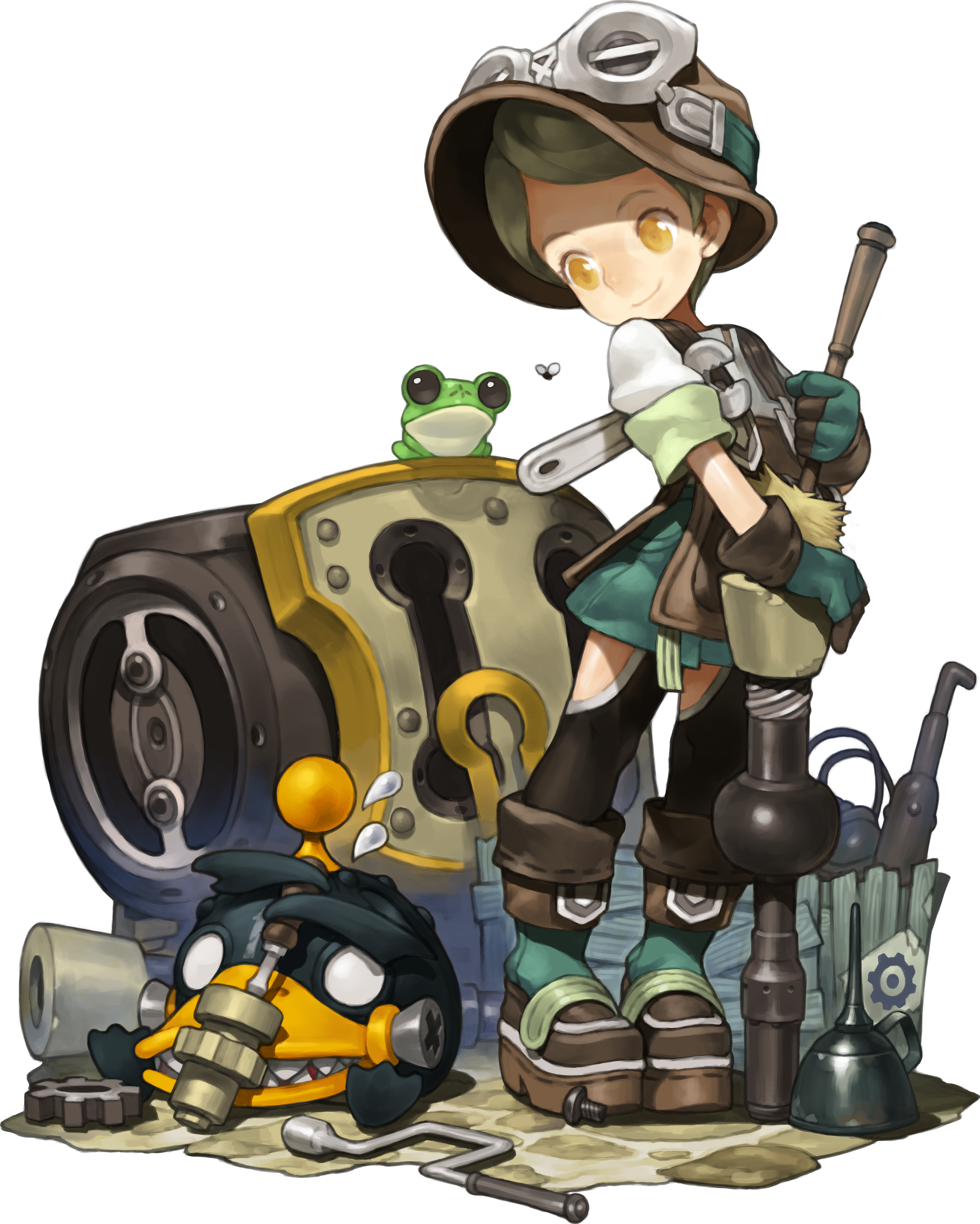 Engineer - Dragon Nest Academic Class (3000x3746), Png Download