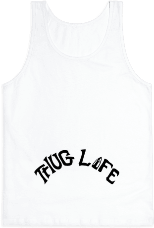 Thug Life Tattoo Tank Top - Thug Life Tattoo Design (484x484), Png Download
