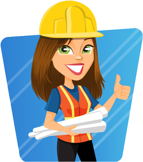 Engineer - Girl Engineer Clipart (518x588), Png Download