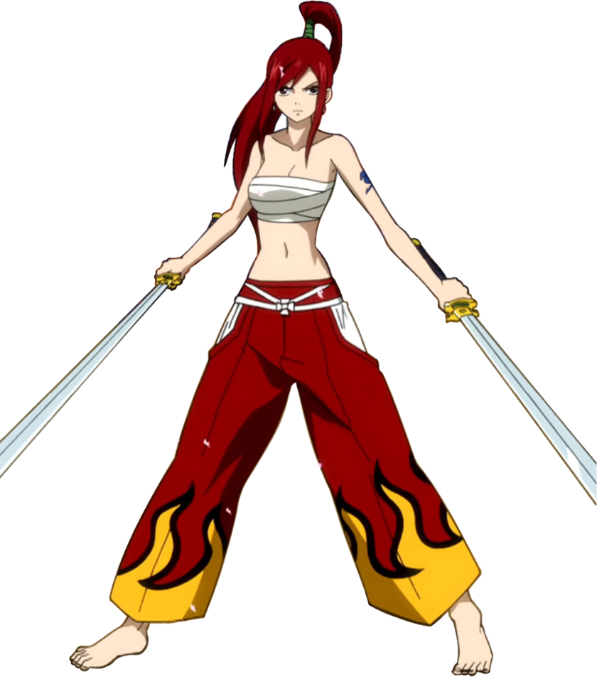 Erza Scarlet By Fatalaerox-d3l3fr0 - Erza Scarlet Full Body (840x952), Png Download