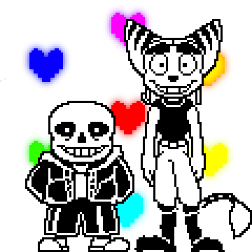 Undertale Encounter Png - Ratchet And Clank Undertale (360x360), Png Download