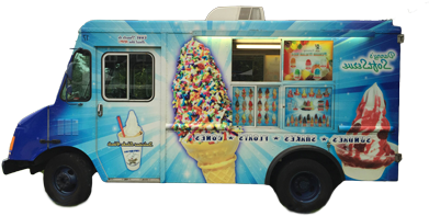 Ice Cream Truck Png (400x300), Png Download