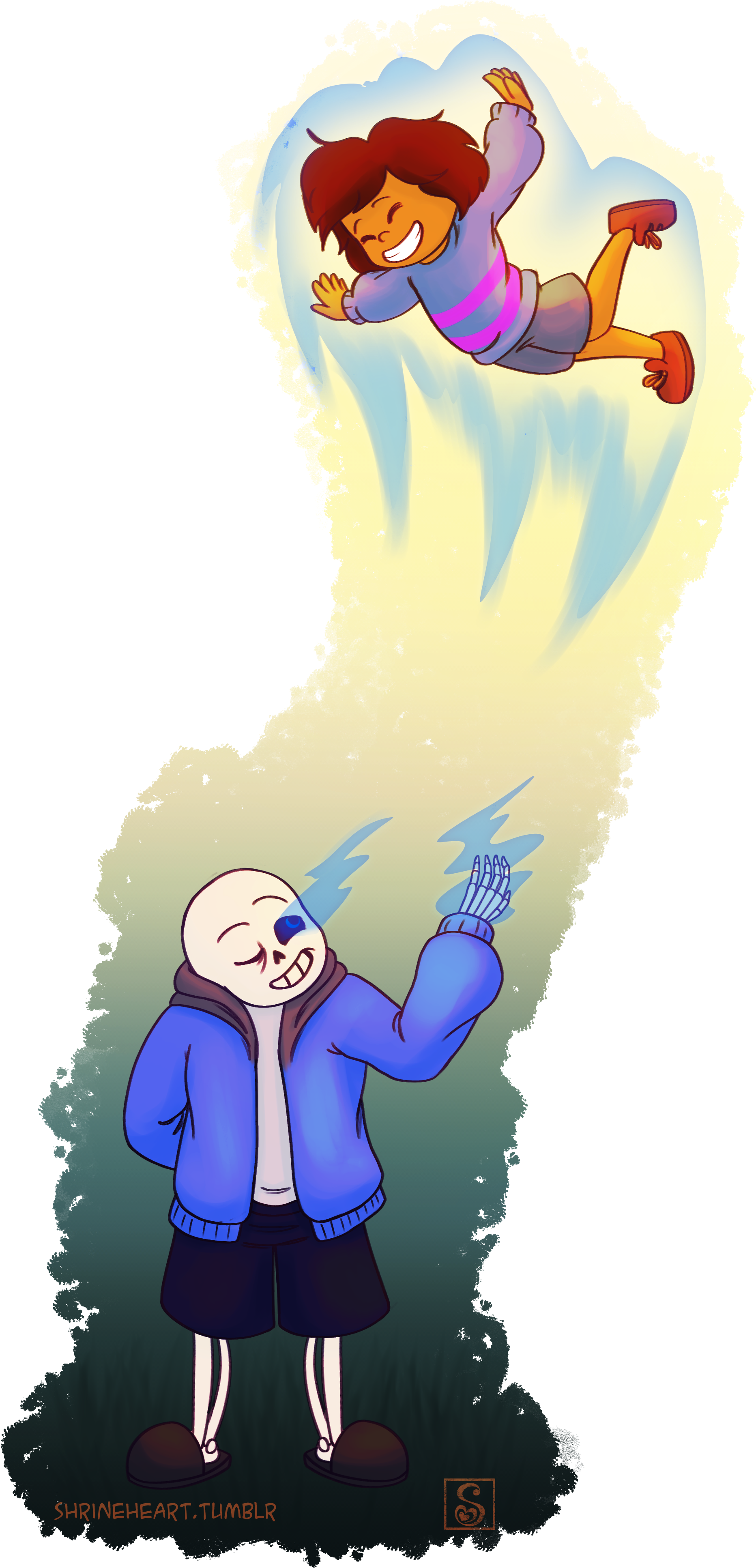 Alright, Kid - Undertale (2000x4000), Png Download