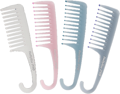 Shower Combs Jumbo Combs For Easy Detangling - Comb (500x500), Png Download