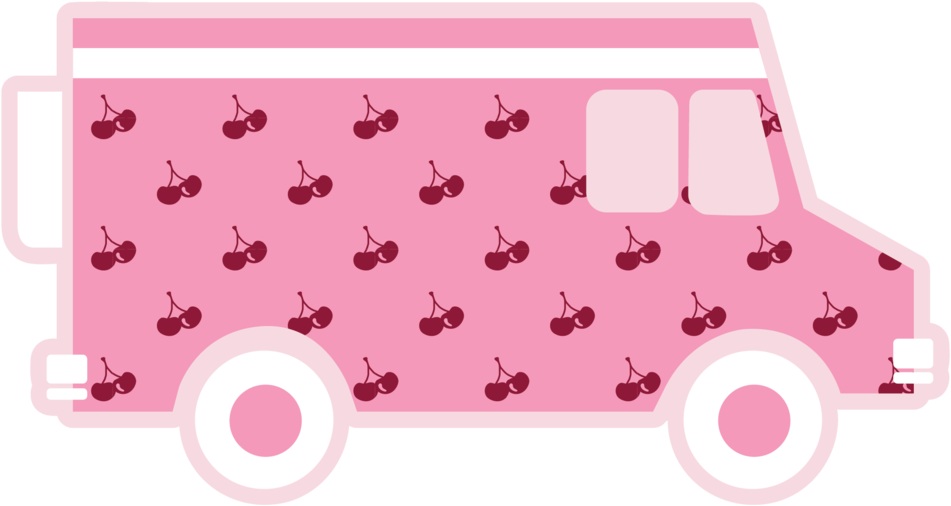 Ice Cream Truck - Library (1000x541), Png Download