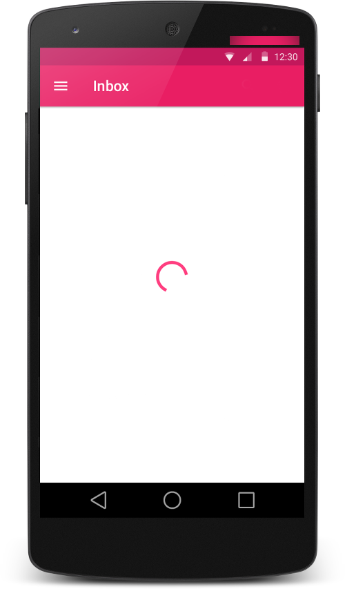 So I Want To Show Loading Bar When 2nd Xml Is Loading - View Horizontal Line In Android (500x853), Png Download