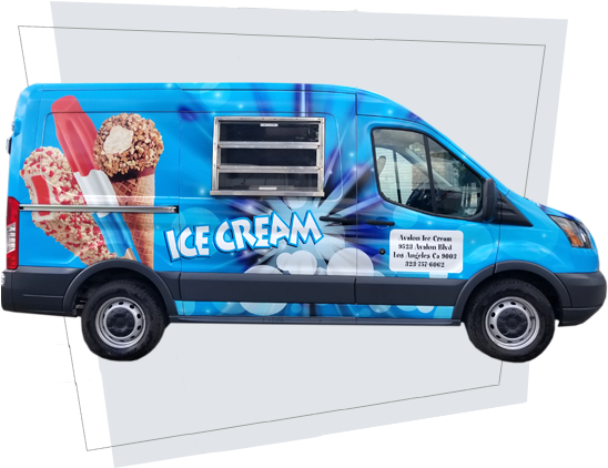 Ice Cream Truck Image2 - Ice Cream (550x499), Png Download