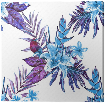 Watercolor Exotic Plants - Watercolor Painting (400x400), Png Download