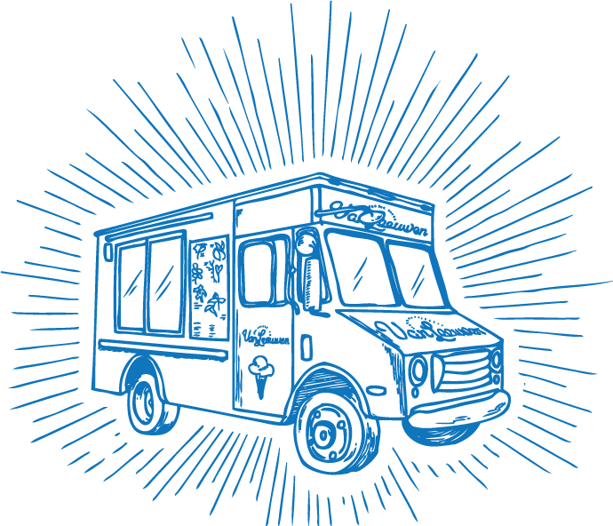 I Walked By This Truck Too Many Times It Perfect Ice-cream (690x592), Png Download