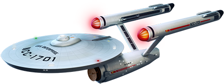 Original Enterprise - Star Trek (470x260), Png Download