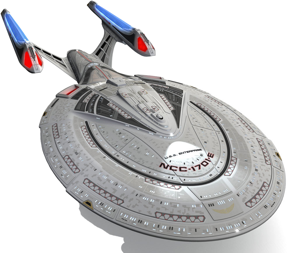 D Transparent Uss Enterprise Clip Stock - 1/1400 Scale Star Trek: Ncc1701-e U.s.s Enterprise (1080x887), Png Download