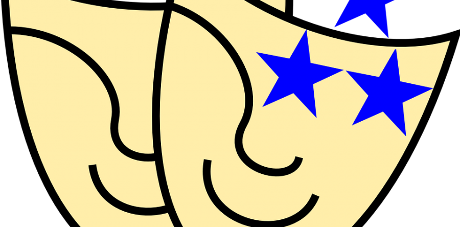 Drama Music Clip Art (900x444), Png Download