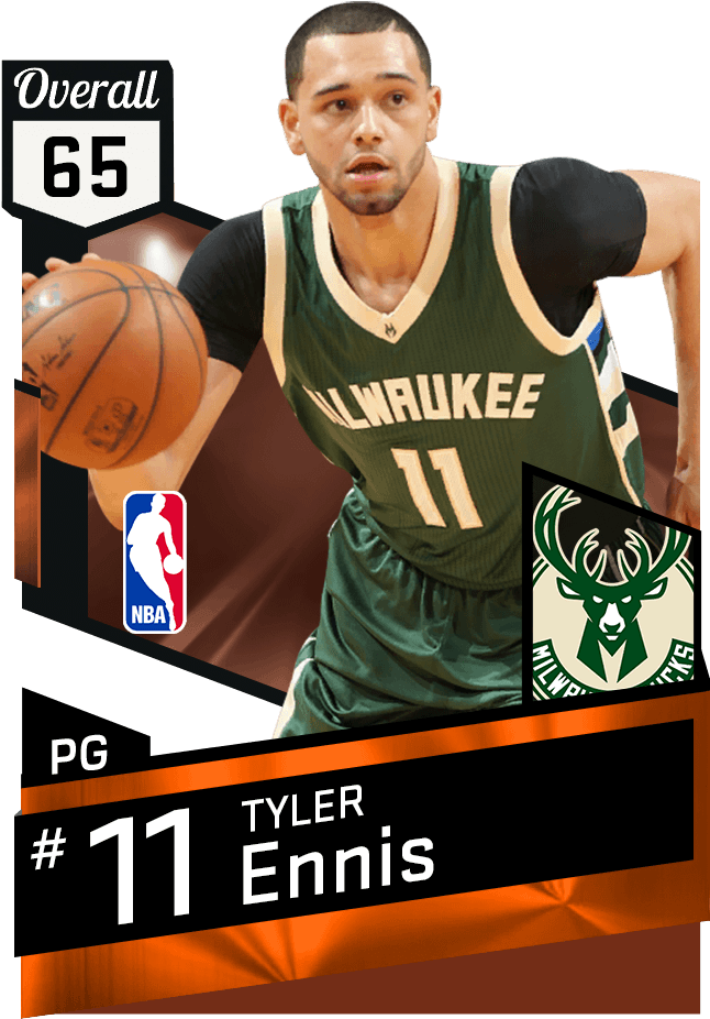 Tyler Ennis - Nba 2k17 56 Overall (651x941), Png Download