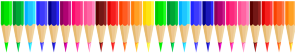 Crayon Couleur Png - Colored Pencil (600x238), Png Download