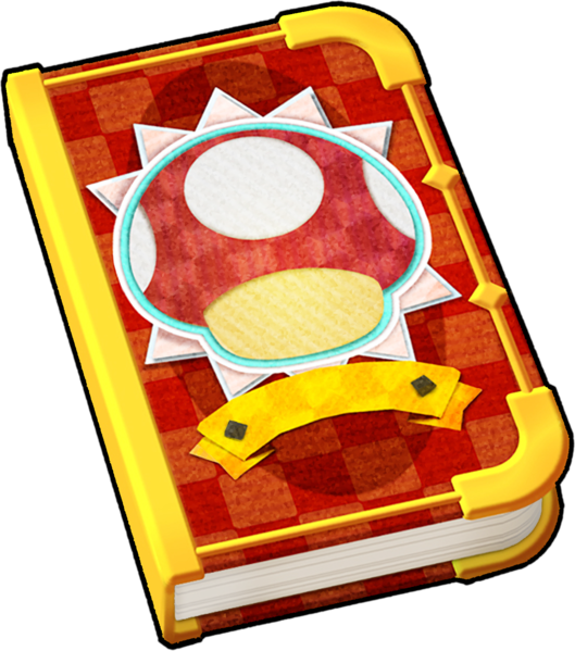 Paper Mario Book- Mlpj - Mario And Luigi Paper Jam Book (529x599), Png Download