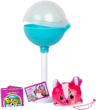 Pikmi Pops Style Series Single Pack - Moose Toys Pikmi Pops Surprise! Jumbo Bunny Plush (422x480), Png Download