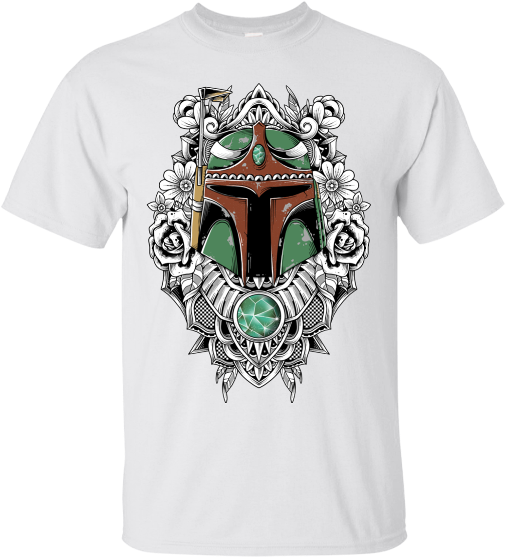 Mandalorian Warrior T-shirt - Mf Doom Tee (1155x1155), Png Download