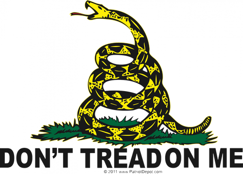 Don T Tread On Me Png (500x359), Png Download