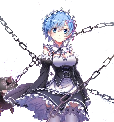 Rem - Re Zero Rem Combat (400x429), Png Download