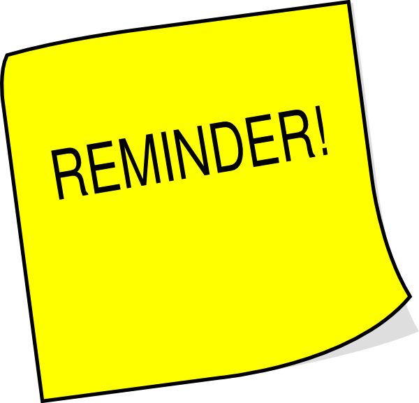Postit Vector Reminder - Reminder Not Vector (600x577), Png Download