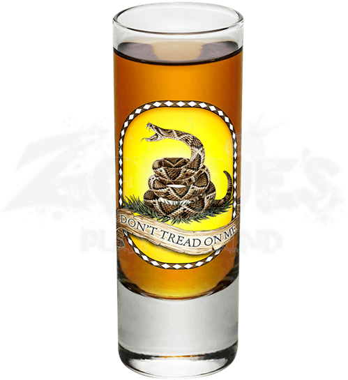 Dont Tread On Me Shooter Glass - Erazor Bits Don't Tread On Me (550x550), Png Download