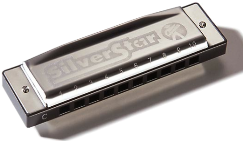 Hohner Harmonica Silver Star - Hohner Silver Star (500x500), Png Download