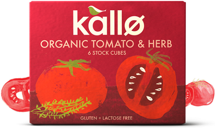 Organic Tomato & Herb Stock Cubes - Kallo Organic Beef Stock Cubes (450x321), Png Download