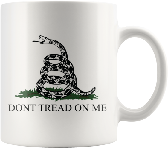 Don't Tread On Me Coffee Mug - Don T Tread On Me (580x580), Png Download