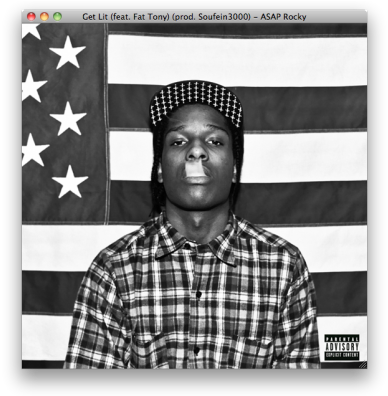 Asap Rocky Live Love Asap (395x395), Png Download