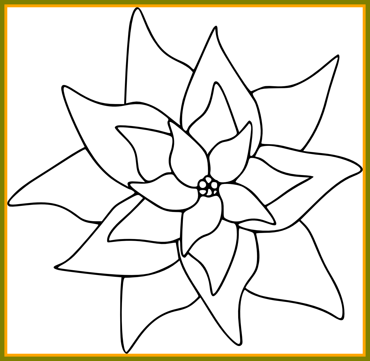 The Best Poinsettia Clipart Clip Art Pict Of Flower - Poinsettia Clipart (1283x1252), Png Download