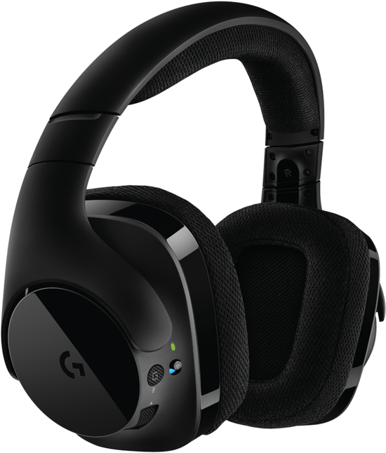 G533 Wireless - G533 Wireless Gaming Headset (902x677), Png Download