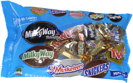 Mars Candy Assortment, Minis Mix - 10.5 Oz Bag (600x600), Png Download