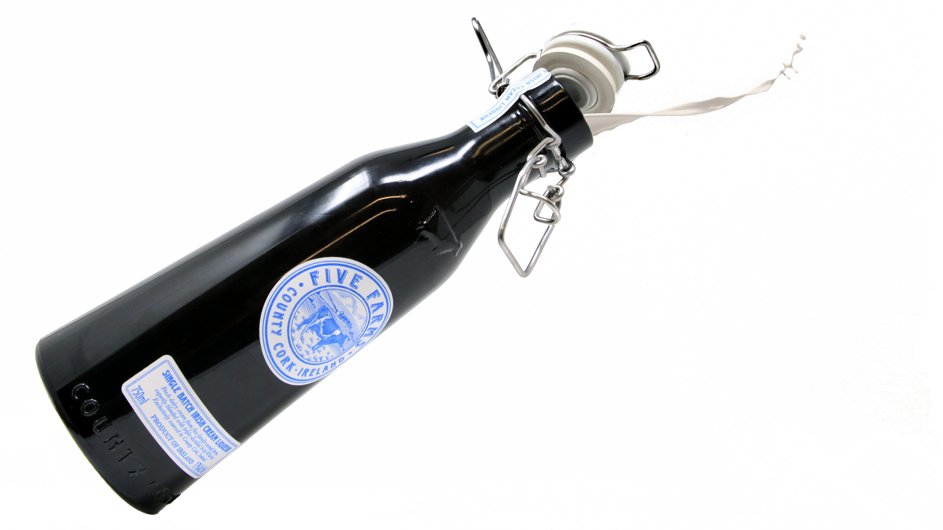 Fivefarmssplash2 - Beer Bottle (1920x1080), Png Download