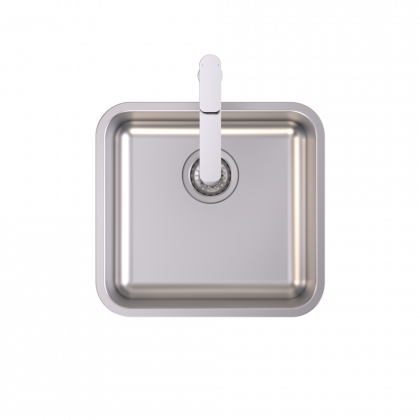 Cocl100 Classic Single Bowl O M & U M Toptopview - Bowl (420x420), Png Download