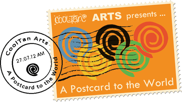 A Postcard To The World Stamp - Cooltan Arts (600x337), Png Download