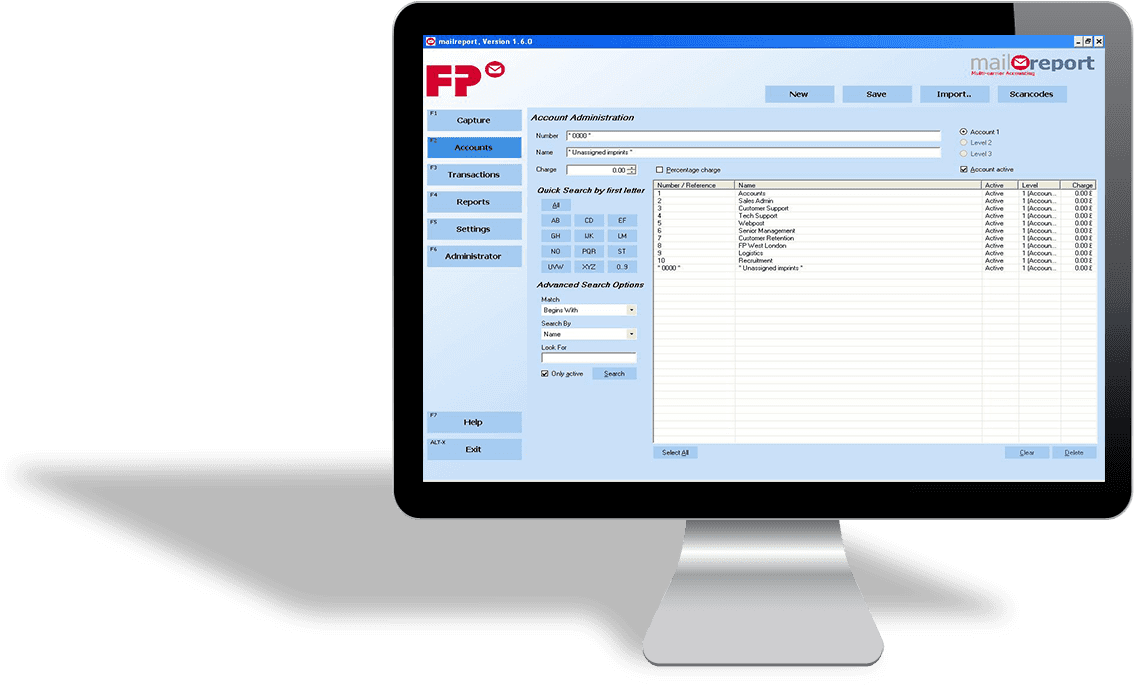 Mailing Software - Postage Meter (1268x850), Png Download