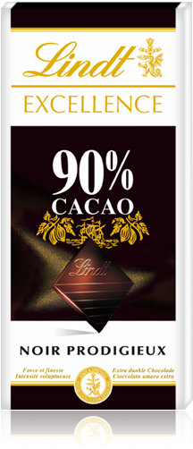 Plain Black Chocolate Is Better In My Opinion - Lindt 90 Dark Chocolate (550x550), Png Download