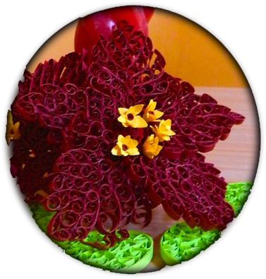 New Quilling Technique Tutorial - Christmas Day (377x395), Png Download